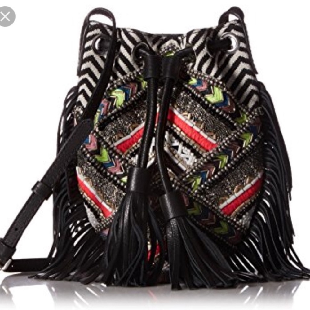 Rebecca Minkoff Fringe Beaded Crossbody Bag NWOT